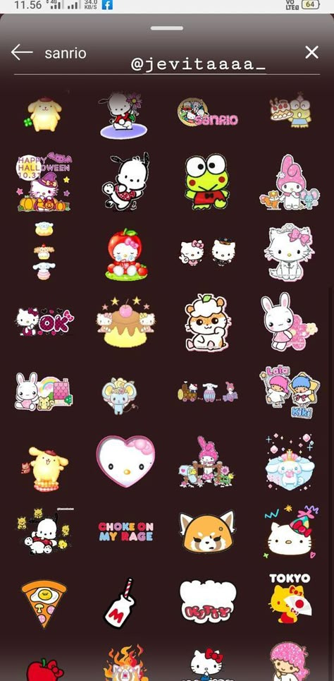 instagram gif Sanrio Instagram Stickers, Aesthetic Insta Gif, Insta Cute Stickers, Insta Gif Keyword, Instagram Gifs Cute, Cute Giphy Stickers Instagram, Aesthetic Instagram Stickers, Cute Ig Stickers, Gif Instagram Aesthetic