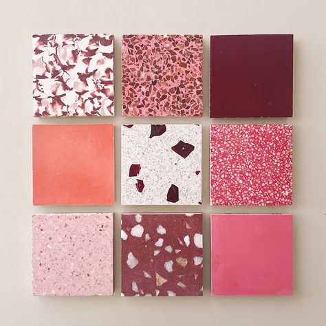 Pink terrazzo bathroom