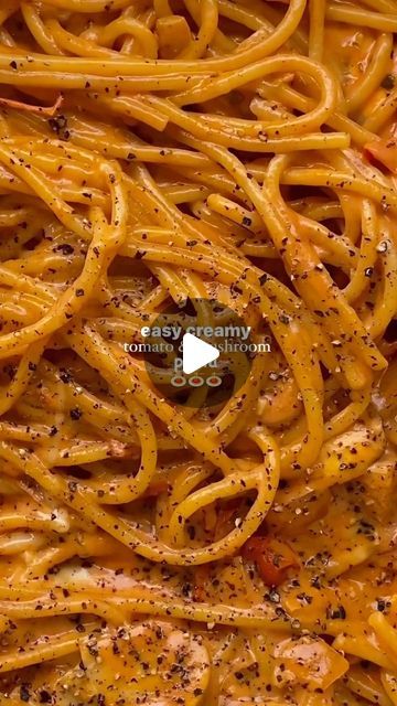 Not food gram 🍮🍕🥧 on Instagram: "Follow 💌 @notfoodgram 

Easy creamy mushroom & tomato pasta 🍝

You’l need 👩‍🍳: 
• 1/2 brown onion, diced 🧅
• 2 tsp minced garlic or 2 gloves freshly diced 🧄 
• 1/2 C diced cherry tomatoes 🍅 
• 4 medium button mushrooms, sliced 🍄
• 4 tbsp tomato paste 🥫
• 1/2 C pasta cooking water 💧 
• 250ml pouring cream 🧴
• 1 tsp oregano 🌿 
• salt and pepper to taste 🧂
• 1 big handful mozzarella 🧀 
• 250g spaghetti pasta 🍝 

In a fry pan, sauté the onion and garlic until golden. Add in the tomato, mushrooms, water, cream, oregano and salt and pepper and simmer for 3-5 mins.

Add in your cooked spaghetti pasta and mozzarella and stir until well combined and heated through. 

Top with extra mozzarella if you wish, as well as salt & pepper 🌶️ Enjoy!🔥

cc: Pan Fried Mushrooms, Garlic Parmesan Mushroom Pasta, Garlic Parmesan Pasta With Spinach And Mushrooms, Sun Dried Tomato And Mushroom Pasta, Parmesan Spinach Mushroom Pasta Skillet, Mushroom Marsala Pasta Bake Michael Symon, Mushroom Tomato, Dinner Yummy, Oregano Salt