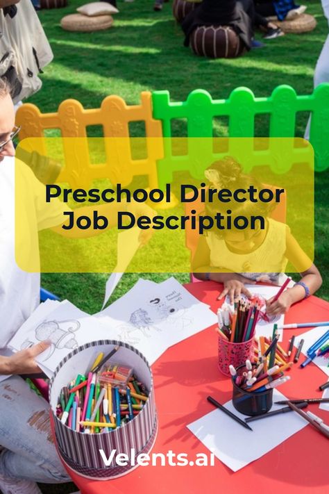 Preschool Director Job Description template includes a detailed overview of the key requirements, duties, responsibilities, and skills for this role. It's optimized for posting on online job boards or careers pages and easy to customize this template for your company. Preschool Director Office Decor Ideas, Childcare Director, Preschool Jobs, Preschool Director, Child Care Center, Job Description Template, Performance Appraisal, School Jobs, Positive Work Environment