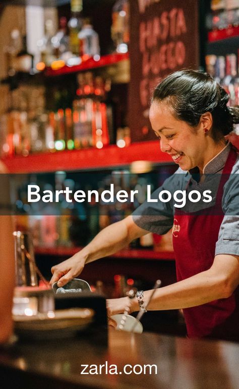 10 fantastic logo recommendations for your bartender business. Bartending 101, Tea Logo, Handmade Logo, Bar Logo, Alcohol Bottles, Cocktail Menu, Mobile Bar, Juice Bar, Instagram Bio