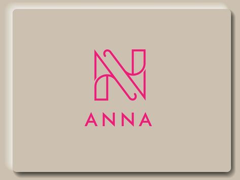 monogram letter a n or anna logo design template A N Monogram, Anna Logo Design, An Monogram, A N Logo, A N Logo Design, Anna Tattoo, Sewing Business Logo, Fs Logo, Sp Logo