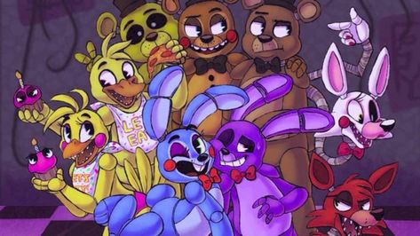 Group pic at the other location Fnaf Toy Bonnie, Freddy Toys, Eiffel 65, Fnaf Wallpaper, Wallpaper For Ipad, Freddy 2, Fnaf Freddy, Toy Bonnie, Birthday Places