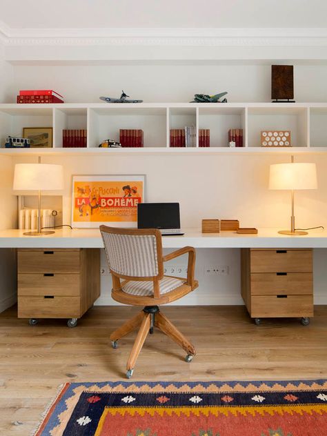 15 Inspirational Mid-Century Modern Home Office Designs Mid Century Modern Home Office, Home Office Designs, Office Designs, Mid Century Modern Home, Building Tips, Home Inspo, Modern Home Office, Home Office Setup, Home Office Space