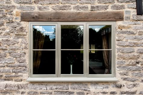 Flush Casement Windows, Barn Windows, Window Exterior, Window Shutters Exterior, Exterior Shades, Cottage Windows, Cottage Door, Photo Window, Casement Window