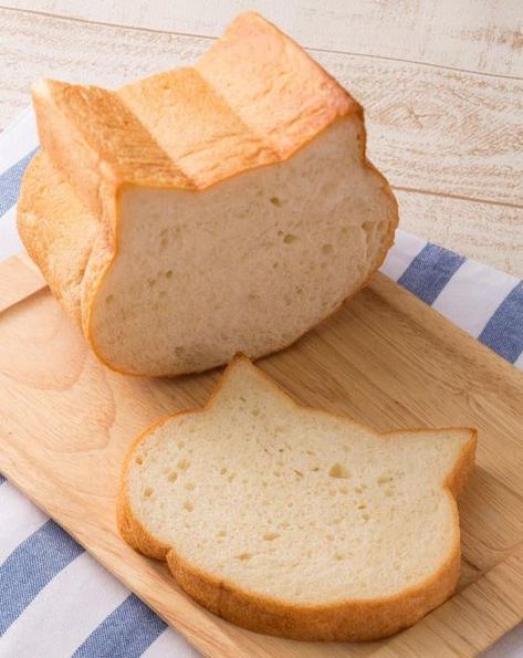 Cat Bread, Easy Snack Recipes, Loaf Bread, Easy Snacks, Cute Food, Bread Recipes, Pastry, Sandwiches, Snack Recipes