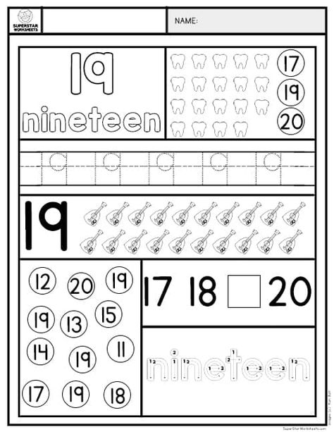 Number 15 Worksheets Preschool, Number 15 Worksheet, Numbers Craft, Superstar Worksheets, Preschool Counting Worksheets, Recognizing Numbers, Kindergarten Math Worksheets Addition, 30 Number, Preschool Number Worksheets