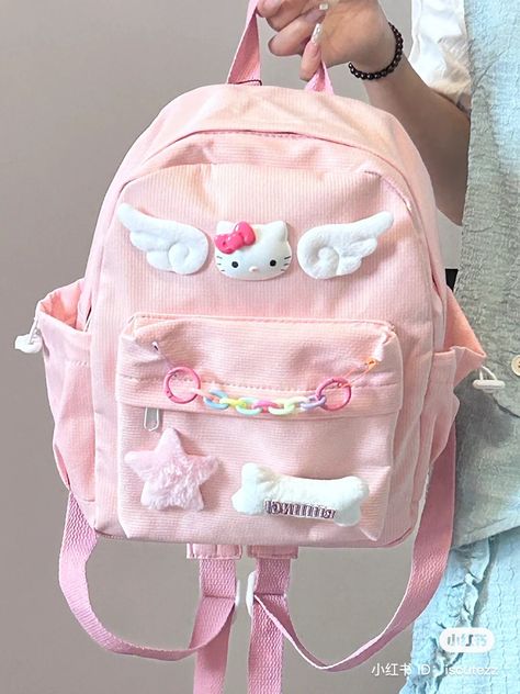 Jennie Rubyjane, Lalisa Icon, Sanrio Backpack, Summer Fashion Dresses Casual, Wood And Ceramic, Cute School Bags, Aesthetic Backpack, Ideal Closet, Kawaii Bags