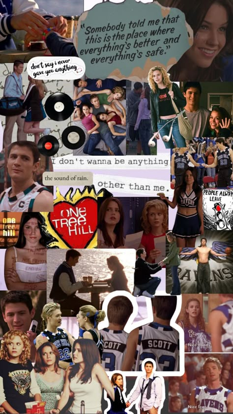 One Tree Hill ✨ #collage #onetreehill #alwaysandforever #moodoard #aesthetic #onetreehilledit One Tree Hill Phone Wallpaper, One Hill Tree, Peyton Sawyer Aesthetic Wallpaper, Brooke Oth Outfits, One Tree Hill Collage, One Tree Hill Painting, One Tree Hill Lockscreen, Brooke Davis Wallpaper, One Tree Hill Party