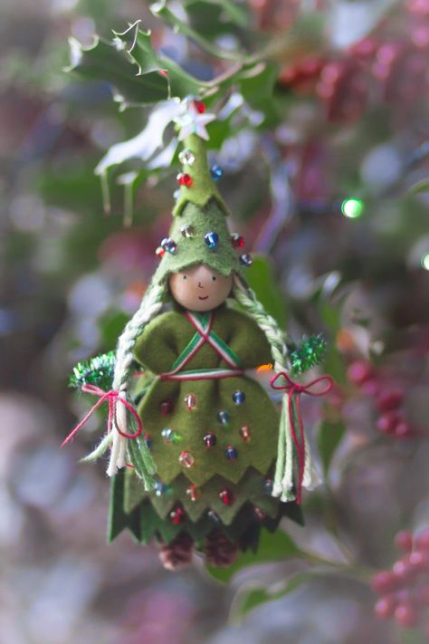 Forest Fairy Crafts Gallery of Crafts For Children — Forest Fairy Crafts Christmas Tree Fairy, Tree Fairy, Fairy Crafts, Flower Fairies, Christmas Fairy, Felt Christmas Ornaments, Forest Fairy, Noel Christmas, Fairy Dolls