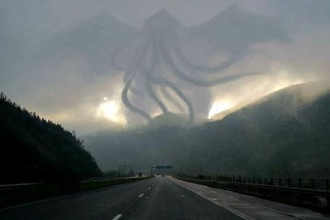 FACT CHECK: Did a Tentacled Creature Appear in a Tornado? Oklahoma Tornado, Unexplained Mysteries, Arte Indie, Creepy Photos, Wild Weather, Hp Lovecraft, H P Lovecraft, Cosmic Horror, Stormy Weather