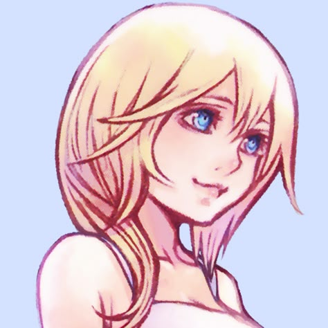 Kingdom Hearts Icon, Hearts Icon, Kingdom Hearts, Blonde, Anime, Blue