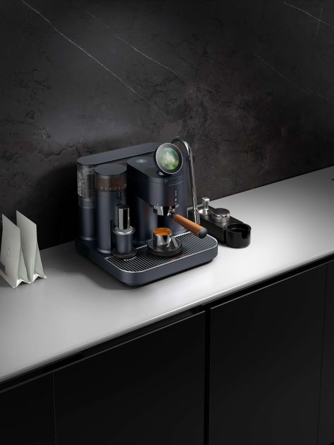 Meraki All-in-One Espresso Machine Brews Specialty Coffee for the Heart and Soul Simple Kitchen Remodel, Touch Screen Interface, Coffee At Home, Espresso Makers, Sink Design, Specialty Coffee, Kitchen Countertop, Speciality Coffee, Heart And Soul