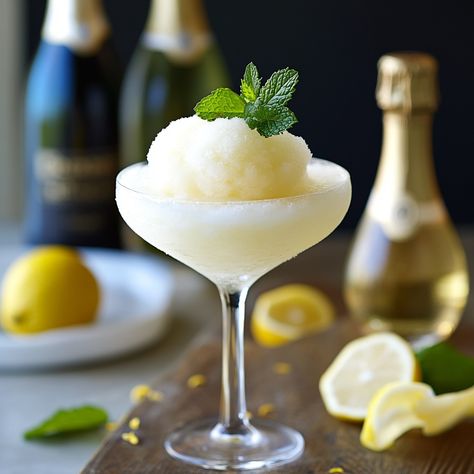 🍋 "Elevate your cocktail game with a refreshing Sgroppino—light, lemony, and utterly delightful!" 🍸🍋 #LemonLove #ItalianCocktails Sgroppino Ingredients: Lemon sorbet (1 scoop) Prosecco (4 oz) Vodka (1 oz) Fresh mint leaves (for garnish) Lemon zest (for garnish) Instructions: In a chilled glass, add a scoop of lemon sorbet. Pour in Prosecco and vodka. Stir gently to mix. Garnish with fresh mint leaves and a sprinkle of lemon zest. 🍋 "Sgroppino is the ultimate refreshing cocktail! Perfect f... Italian Cocktails, Instagram Recipes, Refreshing Cocktail, Lemon Sorbet, Trending Recipes, Fresh Mint Leaves, Refreshing Cocktails, Mint Leaves, Fresh Mint