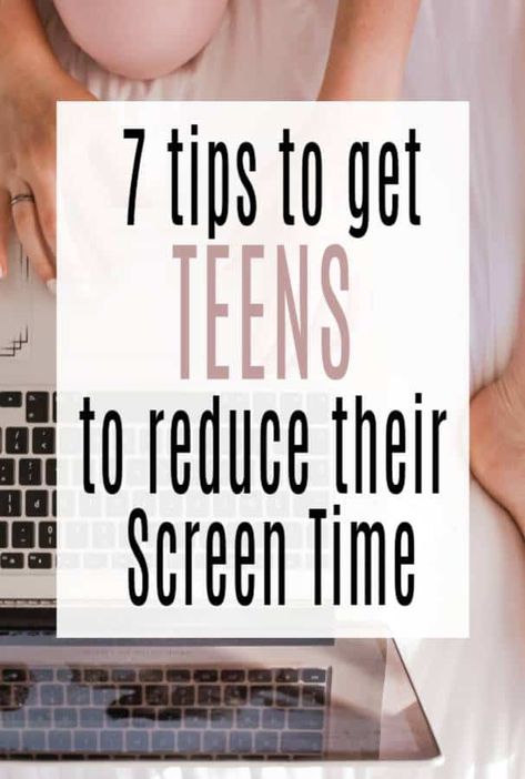 How to get teens to reduce their screen time and focus and have fun in other ways #teens #teenagers #positiveparenting #screentime Healthy Screen Time, How To Reduce Screen Time Tips, How To Lower Screen Time, How To Reduce Screen Time, Teenage Parenting, Reduce Screen Time, Screen Time Rules, Digital Wellness, Emotionally Healthy