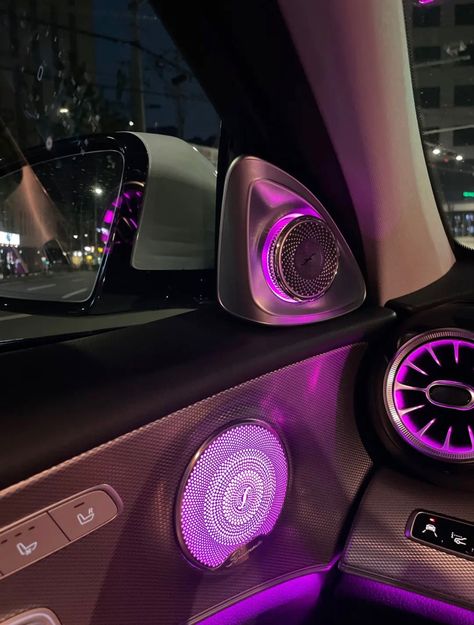 Mercedes Benz Ambient Lighting, Tweeter Speaker, Mercedes E Class, Future Life, Dream Car, Ambient Lighting, Dream Cars, Mercedes Benz, Led