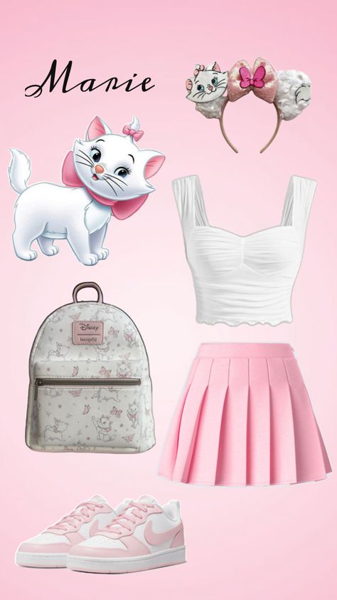 #Marie #Disney #Inspo Marie Disney, Disney Outfit, Disney Outfits, Matching Pfp, Outfit Inspo, Disney, Clothes