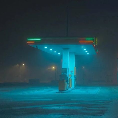 80s Aesthetic Summer, Late Night Gas Station, Neon Grunge, Summer Roadtrip, Dreamcore Weirdcore, 80s Aesthetic, Dark Paradise, Cardigan Winter, Winter Cardigan