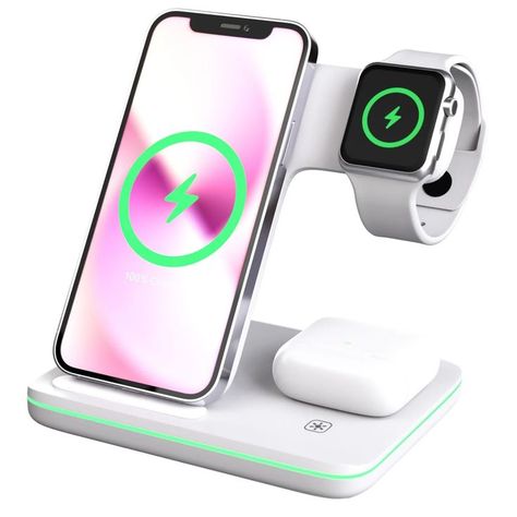 Phone Apple Watch And Airpod Charger, Iphone Apple Watch And Airpods Charger, 3 In 1 Charger Apple, 3 In One Charger, Apple Charger Station, 3 In 1 Charging Station, Iphone 15 Charger, 3 In 1 Charger, Phone And Watch Charging Station