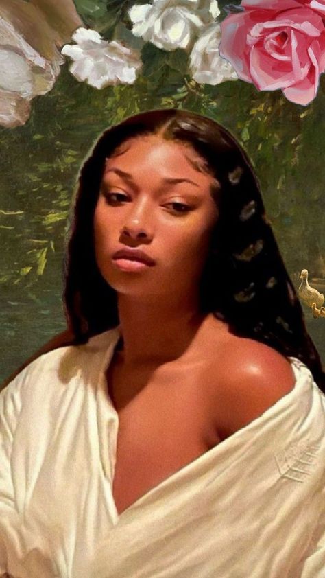 Megan thee stallion Megan Thee Stallion, Painting Collage, Celebrity Art, Collage, Celebrities, Canvas, Art