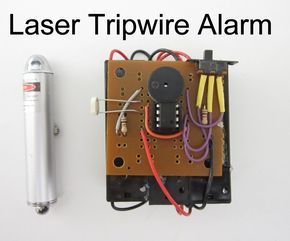 No security system is complete without lasers. So in this project I am going to show you how to build a laser tripwire alarm from a laser point, a... Laser Tripwire, Ingenieur Humor, Diy Tech, Wireless Home Security Systems, Wireless Home Security, Electrical Projects, Electronics Projects Diy, Security Systems, Arduino Projects