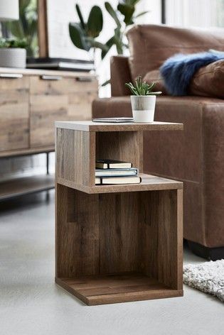 Stylish Side Table, Square Side Table, Side Table Design, Living Room Side Table, Rustic Lighting, Round Side Table, Light Oak, Table Style, Living Room Table