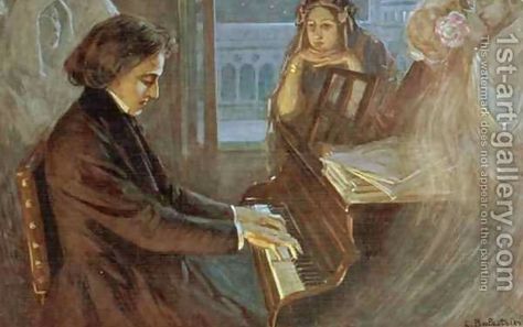 Frederick Chopin (1810-49) Composing his Preludes by Lionello Balestrieri Frederick Chopin, Classical Music Playlist, Chopin Nocturne, Best Classical Music, Frederic Chopin, Classical Composers, Music For Relaxation, Classical Music Composers, Frédéric Chopin