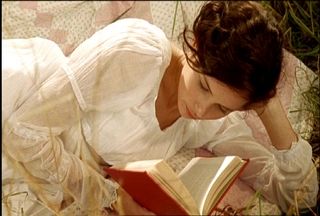 Northanger Abbey (2007) Tessa Gray, Northanger Abbey, The Infernal Devices, Woman Reading, Reading A Book, Close My Eyes, Cassandra Clare, Historical Romance, Period Dramas