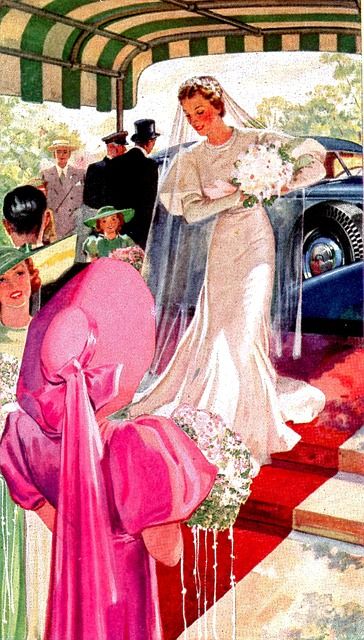 Bridal Art, Wedding Illustration, Vintage Romance, Vintage Bride, Wedding Art, Vintage Bridal, Wedding Pics, Here Comes The Bride, Budget Wedding