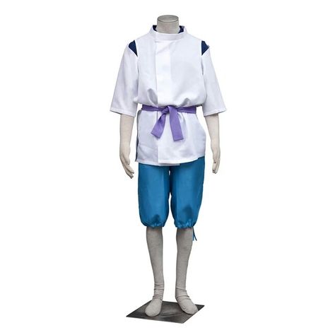 Spirited away haku cosplay costume Haku Cosplay, Chihiro Cosplay, Chihiro Y Haku, Tiara Hairstyles, Cosplay Costume, Cosplay Costumes, Sleeve Blouse, Long Sleeve Blouse, Long Sleeve