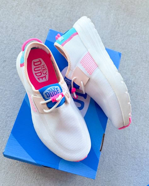 NEW Hey Dude sneakers 👏😍✨ The cutest Hey Dude sneakers so far are here! Women's 7-10 | $74.99 How to buy: ⭐Comment your email, size, style, & ship or pickup ⭐Call us at 601-336-5494 ⭐Email us at info@bootcountryonline.com Pink Hey Dudes, Cute Hey Dudes, Shoe List, Men Workwear, Christmas Country, Twisted X Boots, Working Overtime, Pretty Shoes Sneakers, Hey Dudes