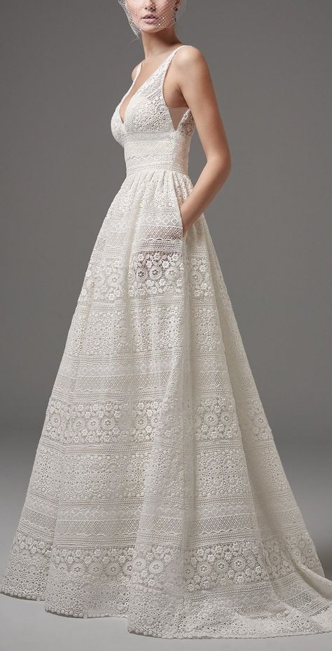 Sottero And Midgley Wedding Dresses, Boho Chic Wedding Dress, Sottero And Midgley, Chic Wedding Dresses, White Wedding Dress, Top Wedding Dresses, Boho Chic Wedding, فستان سهرة, Wedding Dress Trends