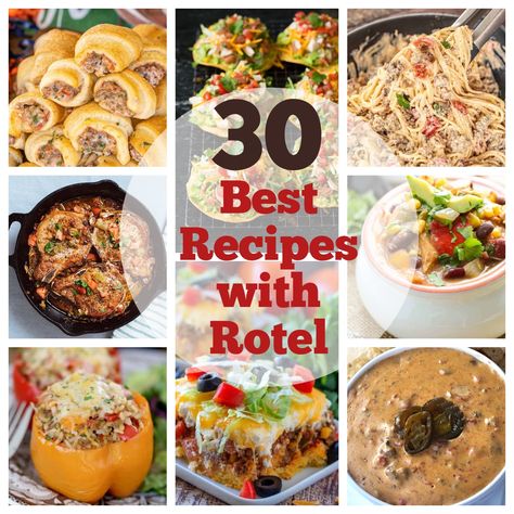 30 Best Rotel Recipes - What Is Rotel Rotel Taco Dip, Recipes With Rotel, Spicy Queso Dip, Rotel Cheese, Rotel Cheese Dip, Rotel Recipes, Spicy Queso, Taco Soup Crock Pot, Crock Pot Tacos