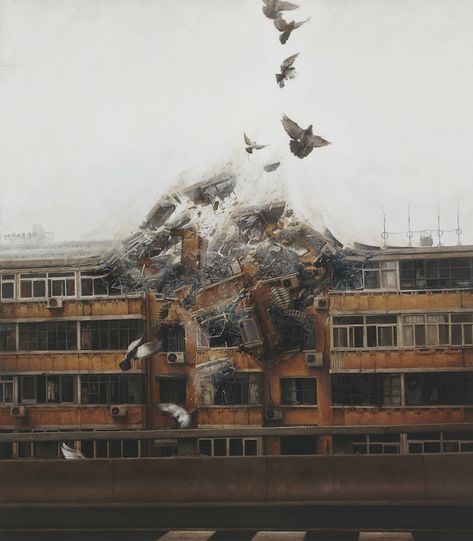 Jeremy Geddes' Surreal Paintings Make Their US Debut - My Modern Metropolis Jeremy Geddes, Ashley Wood, Games Design, By Any Means Necessary, Illustration Photo, Juxtapoz Magazine, Surrealism Painting, Stardew Valley, Story Inspiration