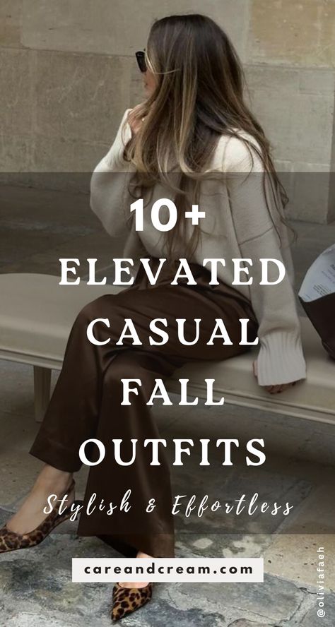 [AffiliateLink] Elevated Casual Fall Outfits For WomenA Curated Collection Of 63 Autumn Outfit Options That Combine Ease With Style. Get Inspired By Our Fall Fashion Outfits And Create Your Own Fall Outfit Ideas. Boost Your Fall Style And Build A Versatile Fall Capsule Wardrobe. Discover Cute, Classy, And Cozy Everyday Fall Outfits; This Is A Must-Read For Anyone Loving Casual Fall Fashion. #fallfashionoutfitswithsneakers Classic Fall Outfits Women Over 40, Ashley Graham Fall Fashion, Stylish Fall Outfits 2024, Fall Bootie Outfits Women, Casual Cosy Outfit, Nice Autumn Outfits, Fall Pants Outfit Classy, Boyfriend Blazer Outfit Casual, Casual Chic Style Fall