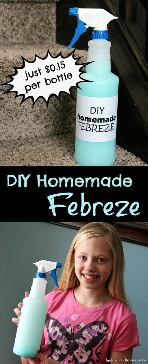 Diy Febreze, Homemade Febreze, Diy Cleaning Spray, Homemade Cleaning Supplies, Homemade Home Decor, Deep Cleaning Tips, Homemade Cleaning Products, Cleaning Spray, Diy Cleaners