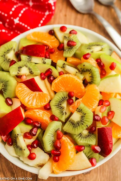 Refreshing Winter Fruit Salad Recipe 7up Salad, Fruit Salad Dressing Recipe, Whipped Cream Fruit Salad, Fruit Salad With Whipped Cream, Christmas Dessert Buffet, Cucumber Tomato And Onion Salad, Cream Fruit Salad, Creamy Cucumber Tomato Salad, Fruit Salad Dressing