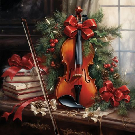 "Christmas Violin Calendar Art" image by Linnaea Mallette https://www.publicdomainpictures.net/en/view-image.php?image=538857&picture=christmas-violin-calendar-art #freeimage #christmas #violin #calendar #art #publicdomain #CC0 Christmas Violin, Violin Pics, Calendar Art, Holiday Decor Christmas, View Image, Christmas Inspiration, Free Art, Christmas Photos, Public Domain