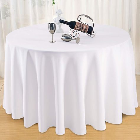 Table Covers Wedding, Cheap Tablecloths, White Round Tables, Coffee Table Cloth, Large Round Table, Coffee Table Cover, Hotel Party, Wedding Table Linens, Wedding Tablecloths