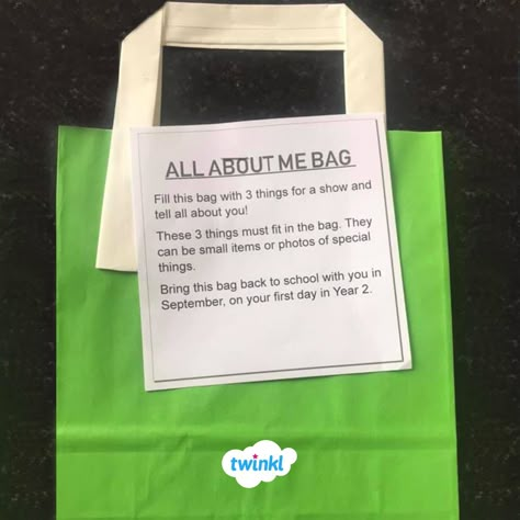 Starting School Activities, All About Me Bag, All About Me Eyfs, Transition Activities, Reception Class, Me Bag, School Transition, Eyfs Classroom, Get To Know You Activities