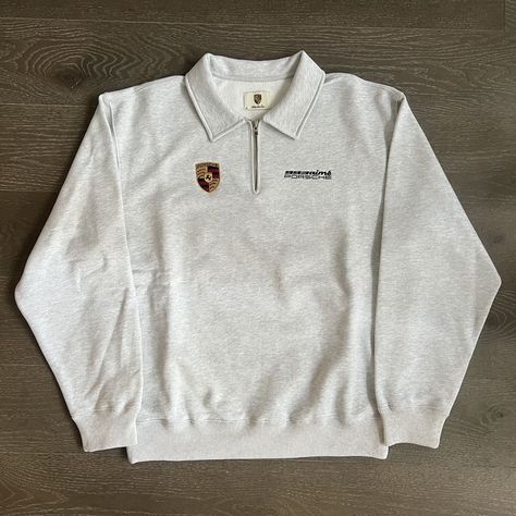 ALD Porsche Mechanic Quarter Zip Pullover Aime Leon Dore, Youtube Logo, Porsche Design, Men's Tops, Saved Items, Quarter Zip Pullover, Quarter Zip, Boy Outfits, Porsche