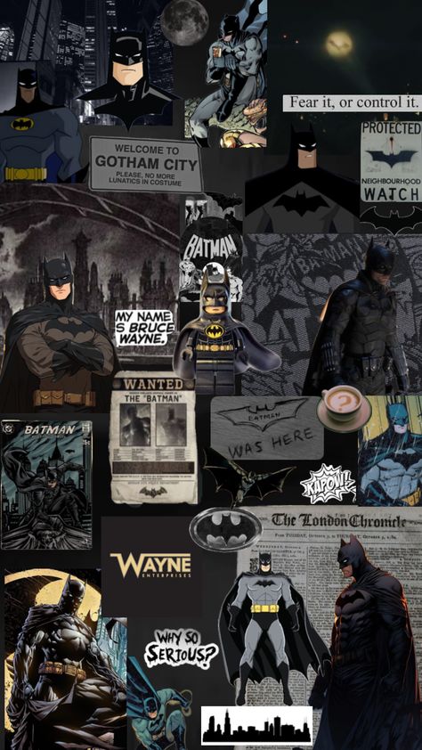 Batman Newspaper Wallpaper, Joker And Batman Wallpaper, Batman Halloween Wallpaper, Batman Spiderman Wallpaper, Batman Collage Wallpaper, Cute Batman Wallpaper, Bat Man Wallpepar, Comic Wallpaper Aesthetic, Batman And Spiderman Wallpaper