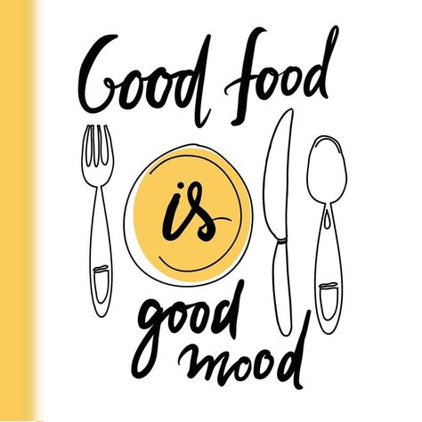 Restaurant Quotes, Kitchen Wall Quotes, Diy Lemonade Stand, Good Food Good Mood, Food Is Good, Baking Quotes, Kitchen Decor Signs, Spoons And Forks, Kitchen Canvas