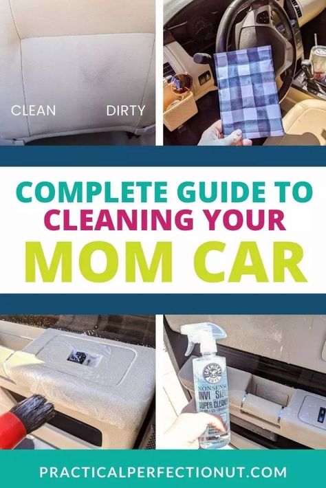 Sick and tired of your dirty car? Check out this simple guide to help you deep clean your car interior so you can enjoy riding in your car again! #cardetailing #momcar #carorganization #cleaningtips Deep Cleaning Car, Car Cleaning Tips, Cleaning Headlights On Car, Cleaning Tips And Tricks, Cleaning Car Interior, Mom Car, Deep Cleaning Tips, Clean Your Car, Car Cleaning Hacks