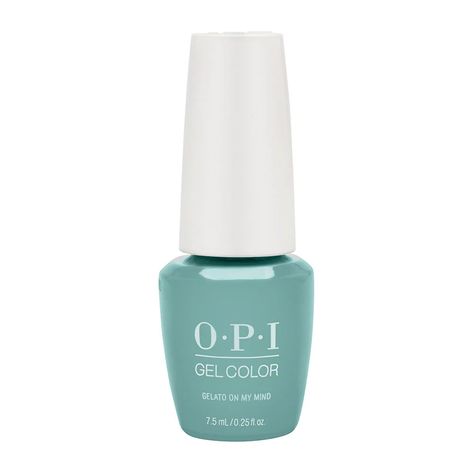 OPI GelColor Soak-Off Gel Lacquer Mini GCV33B / 0.25oz - Gelato on My Mind - Walmart.com Nail License, Opi Gel Nail Colors, Opi Pink, Opi Gel Nails, Blue Gel Nails, Gel Manicure At Home, Fun Nail Colors, Blue Gel, Gel Lacquer