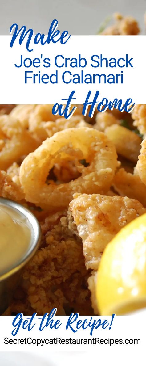 Fried Calamari Recipe, Calamari Recipe, Fish Batter Recipe, Joe Crab Shack, Deep Fried Recipes, Calamari Recipes, Fried Calamari, Batter Recipe, Crab Shack