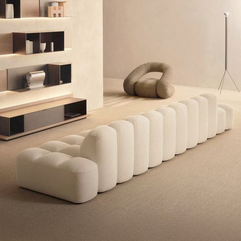 Instead of thinking of a sofa as a single large piece, Array is made of multiple elements that fit together. If each element is sustainable, the entire sofa becomes sustainable. A modular sofa designed to offer maximum flexibility and comfort. It represents a new approach to sofa design and construction, aiming to reduce environmental impact, achieve personalized living solutions and simplify logistics. To this end, it introduces small modules, which allow a variety of arrangements, are easy to transport, and can be easily disassembled and reassembled for replacement or recycling. The concept of comfort extends to the entire supply chain, moving beyond its ergonomic component. Available in fabric or leather, the upholstery is made to enhance softness, and cover every part of the sofa. Plus Modular Sofa Design, Luxury Outdoor Furniture, Low Tables, Supply Chain, Modular Sofa, Environmental Impact, Sofa Design, Italian Design, Recycling