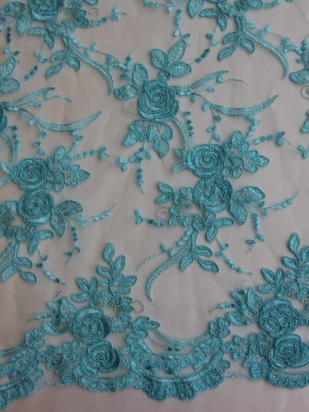 Turquoise Lace, Lace Embroidery, Pink Lace, Bridal Lace, Modern Bride, Vintage Lace, Fabric Samples, Dressmaking, Mother Of The Bride