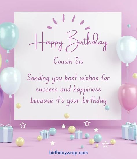 Happy Birthday Wishes Cousin, Birthday Wishes For Cousin, Best Wishes For Success, Heart Touching Birthday Wishes, Birthday Status, Happy Birthday Status, Best Happy Birthday, Harry Birthday, Happy Birthday Love Quotes