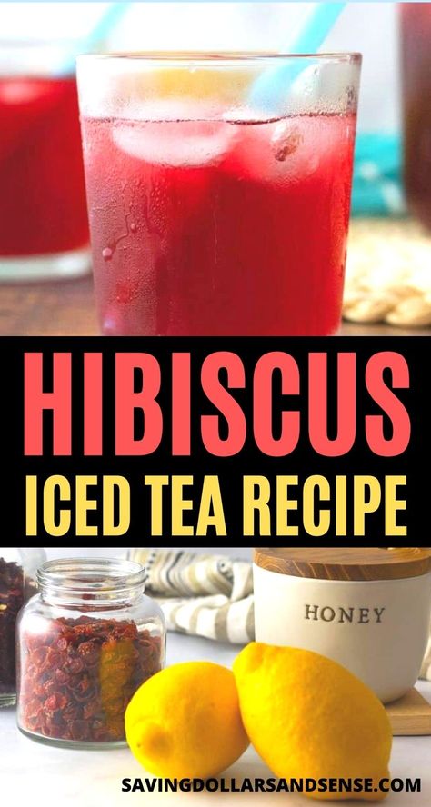 Hibiscus Iced Tea with rosehips is so fruity and refreshing on a hot day. It is easy to make hibiscus tea when you follow the steps in this simple iced tea using dried hibiscus and rosehips. Plus you'll get all of the added health benefits of hibiscus tea. Iced Hibiscus Tea, Hibiscus Iced Tea, Hibiscus Tea Benefits, City Kitchen, Chester City, Turmeric Capsules, Turmeric Spice, Colon Cleanse Recipe, Hydrangea Care